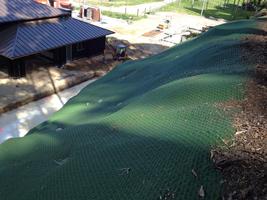 Slope Reinforcement Above Residentail Property